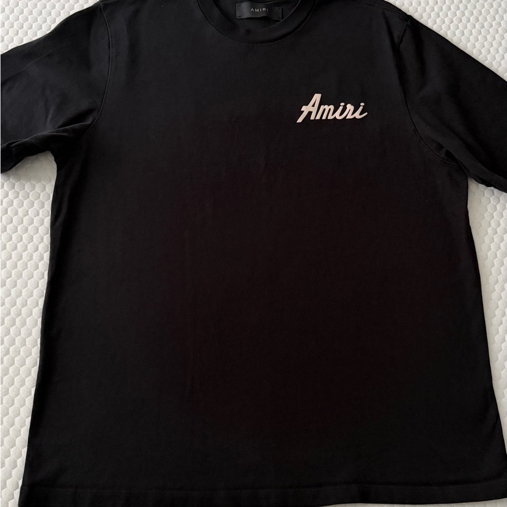 AMIRI Black with Cream Script